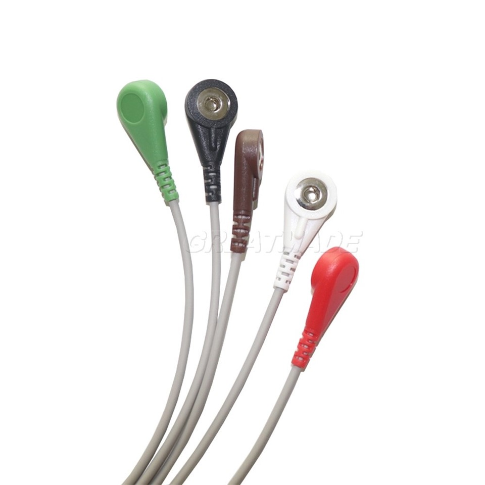 5-lead Holter ECG Cable Leadwires For GE SEER Light high quality