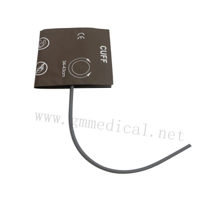 Многоразовая крупная взрослая одноручная манжета для кровяного давления, 34-43 см