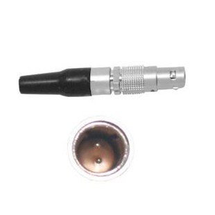 00B Цилиндрический двухтактный металлический разъем Кабельный штекер FGG 2-контактный Fast Automotive Male Contacts