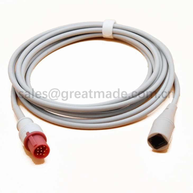 Кабель адаптера IBP Hellige совместимый Appott, раунд 10PIN > Appott-6PIN