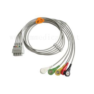 GE Marquette Multi-link Leadwire Set, 5-Lead, Snap, IEC, 29in (76cm) и VS 2PIN
