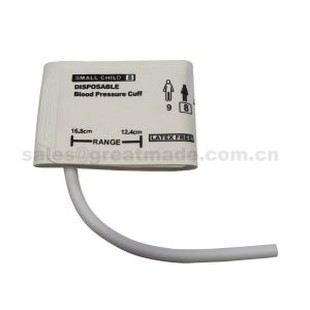 Маленький ребенок # 8 Diposable Nibp Cuff -12.4-16.8cm Окружность руки, одиночная трубка