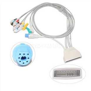 ЭКГ 5-кабель телеметрии захвата электродов плюс Spo2 для HP MX40